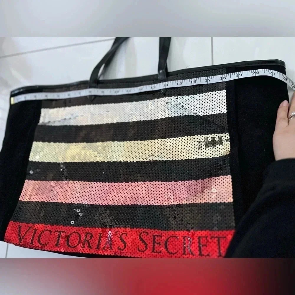 Victoria’s Secret LIMITED EDITION 2017 Tote/ Shoulder bag/ Sequinned/ Colorful - Picture 8 of 11